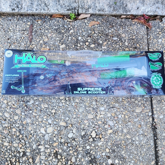 Halo Supreme Lime Green Scooter - Picture 3 of 5